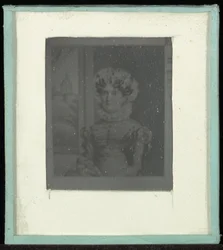 (Daguerreotypie van een niet-geïdentificeerd schilderij of ets)